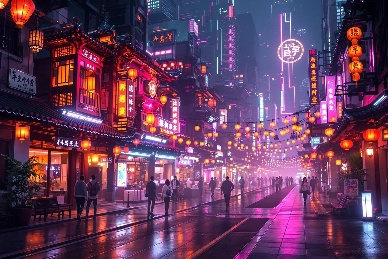 泡沫影视-赛博朋克美学：当东方遇见未来